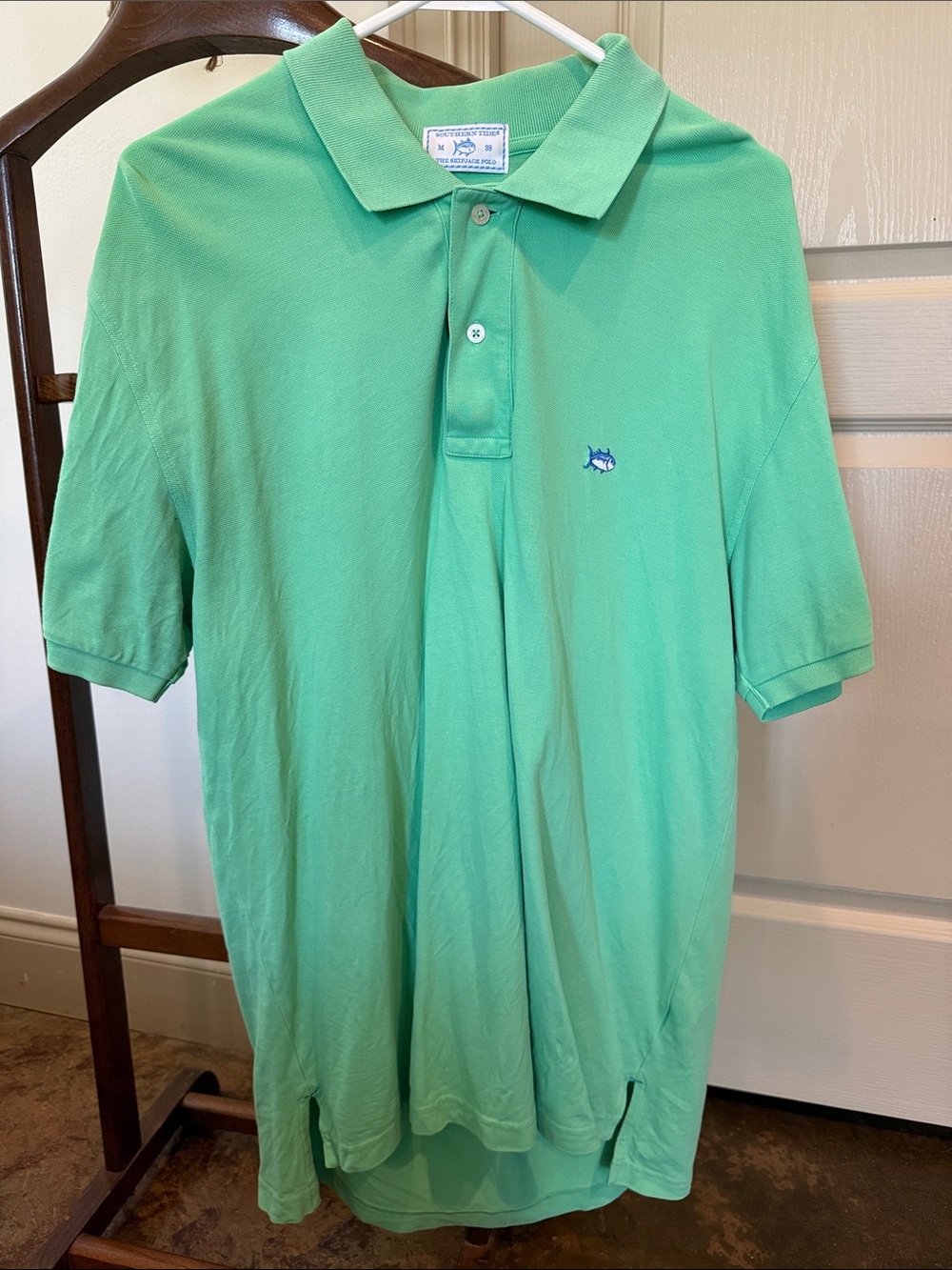 Southern Tide Men’s Polo in Seafoam